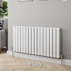 RadiLux Designer Radiator Horizontal Double Flat Panel Rad White 600x1216mm