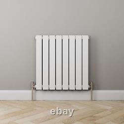 RadiLux Designer Radiator Horizontal Double Flat Panel Rad White 600x608mm