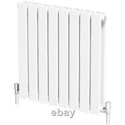 RadiLux Designer Radiator Horizontal Double Flat Panel Rad White 600x608mm