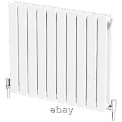 RadiLux Designer Radiator Horizontal Double Flat Panel Rad White 600x760mm