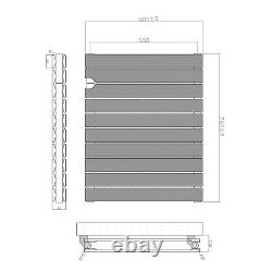 RadiLux Designer Radiator Horizontal Double Flat Panel Rad White 600x760mm