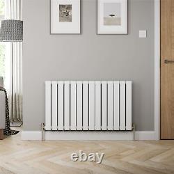 RadiLux Designer Radiator Horizontal Single Flat Panel Rad White 600x1064mm