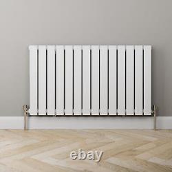 RadiLux Designer Radiator Horizontal Single Flat Panel Rad White 600x1064mm