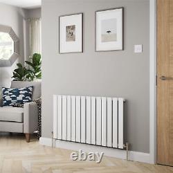 RadiLux Designer Radiator Horizontal Single Flat Panel Rad White 600x1064mm