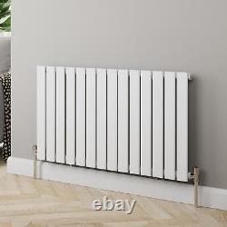 RadiLux Designer Radiator Horizontal Single Flat Panel Rad White 600x1064mm