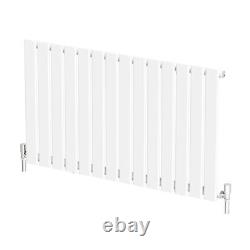 RadiLux Designer Radiator Horizontal Single Flat Panel Rad White 600x1064mm