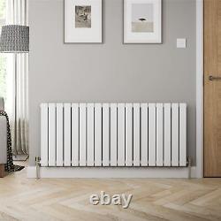 RadiLux Designer Radiator Horizontal Single Flat Panel Rad White 600x1444mm