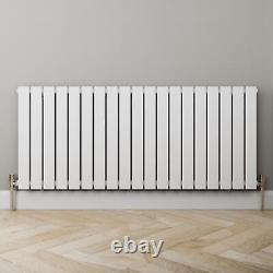 RadiLux Designer Radiator Horizontal Single Flat Panel Rad White 600x1444mm