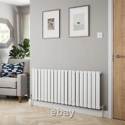 RadiLux Designer Radiator Horizontal Single Flat Panel Rad White 600x1444mm