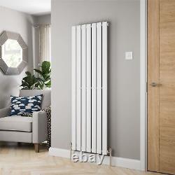 RadiLux Designer Radiator Vertical Single Flat Panel Rad White 1600x532mm