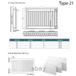 Radiator Compact Convector Gas Heater Type 11 21 22 Central Heating Kartell KRAD