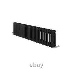 Radiator Horizontal 2 Column Traditional Central Heating Anthracite Grey Rad UK