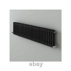 Radiator Horizontal 2 Column Traditional Central Heating Anthracite Grey Rad UK