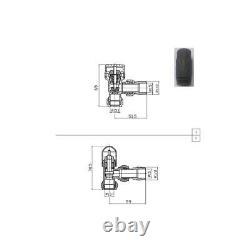 Radiator Horizontal 2 Column Traditional Central Heating Anthracite Grey Rad UK