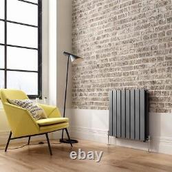 Radiator Horizontal Flat Panel Double Designer Heating Anthracite 600 x 608mm