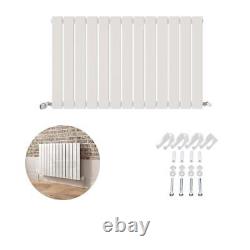 Radiator Horizontal Single Flat Panel Designer Slimline Rad Anthracite White UK