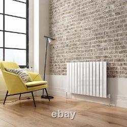 Radiator Horizontal Single Flat Panel Designer Slimline Rad Anthracite White UK