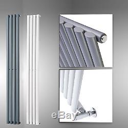 Radiator Tall Upright Towel Warmer Vertical Design Oval Column Central Heating-b