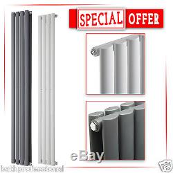 Radiator Tall Upright Vertical Design Oval Column Towel Central Heating warmer-R