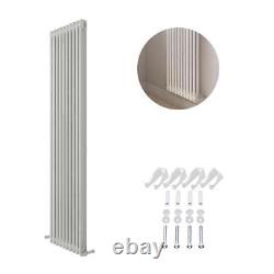 Radiator Vertical 2 Column Designer White 1800 x 470 x 70mm Central Heating