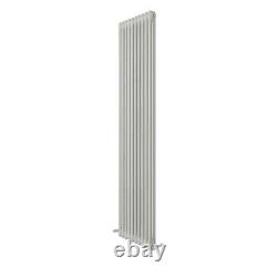 Radiator Vertical 2 Column Designer White 1800 x 470 x 70mm Central Heating