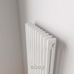 Radiator Vertical 2 Column Designer White 1800 x 470 x 70mm Central Heating