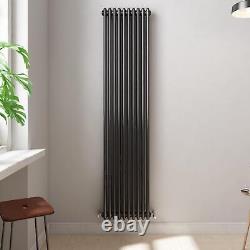 Radiator Vertical 2 Column Traditional Design Heating Anthracite 1800x470mm