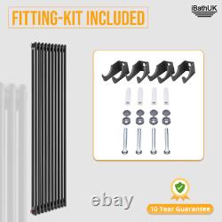 Radiator Vertical 2 Column Traditional Design Heating Anthracite 1800x470mm