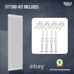 Radiator Vertical 3 Column Traditional Design Heating White 1800 x 560mm