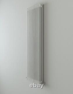 Radiator Vertical 3 Column Traditional Design Heating White 1800 x 560mm