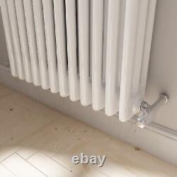 Radiator Vertical 3 Column Traditional Design Heating White 1800 x 560mm