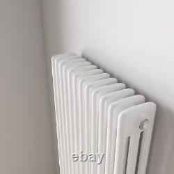 Radiator Vertical 3 Column Traditional Design Heating White 1800 x 560mm