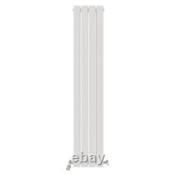 Radiator Vertical Designer Double Column Flat Panel Heater 1600x306mm White