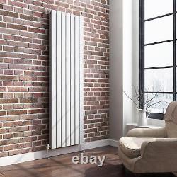 Radiator Vertical Flat Panel Double Column White 1800 x 532 Central Heating Rad