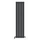 Radiator Vertical Single Flat Panel Designer Radiator Anthracite 1600x380mm