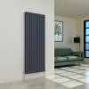 Radiators Vertical Horizontal Double Flat Panel Heating Anthracite Grey