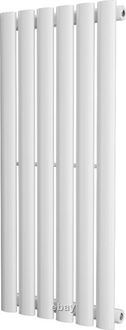 Radiators White Designer Vertical Horizontal Oval Column Rad SingleDouble Panel