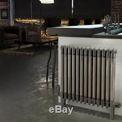 Raw Metal Horizontal Column Radiators 600mm Central Heating 15 Year Guarantee