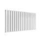 Reina Flat Double Designer Horizontal Radiator 600mm H x 1254mm W White