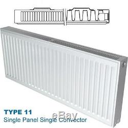 Single type 11 Compact Central Heating Radiator 300High x 2000Long 3825BTU