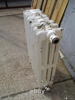 Small Victorian cast iron radiator radiators floor standing 4 column 2 rem