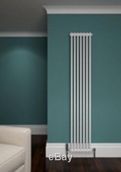 Stelrad Gloss 2 Column White Vertical Column Radiators Central Heating