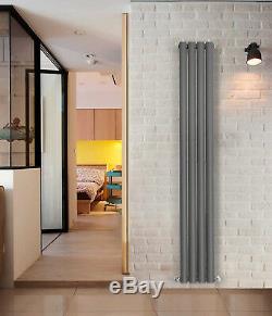 Tall Upright Oval Column Panel Designer Bathroom Radiators Central Heating UK