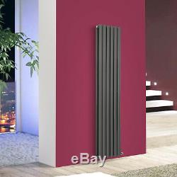 Tall Upright Oval Column Panel Designer Bathroom Radiators Central Heating UK