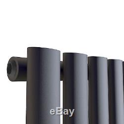 Tall Vertical Central Heating Single Column Panel Designer Radiator Anthracite