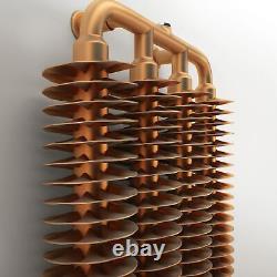 Terma Ribbon V Designer Radiator 1720 x 390mm Vertical Copper Central Heating