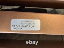 Terma Triga Bright Copper Horizontal Designer Radiator 610mm x 680mm