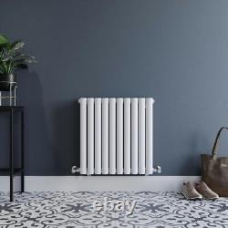 The Heating Co. Bonaire white double horizontal flat panel radiator 600 x 1216