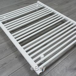 Towel Rail Rad Central Heating Bathroom Radiator White 800mm Wide x High Sizes