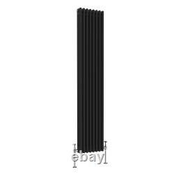 Traditional 2 3 4 Column Radiator Horizontal Vertical Cast Iron Style Rads Black